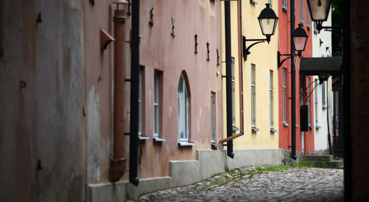 Turun vanhakaupungin katuja.